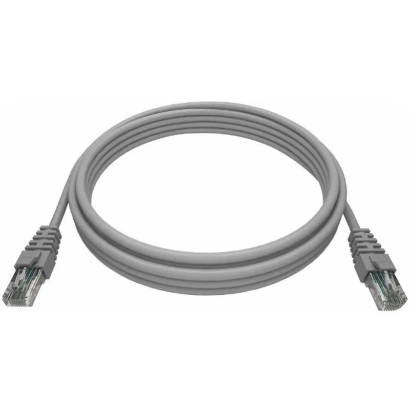 Патч-корд NTSS 2хRJ45/8P8C, T568B UTP 5e кат. 5 метра, PVC, серый