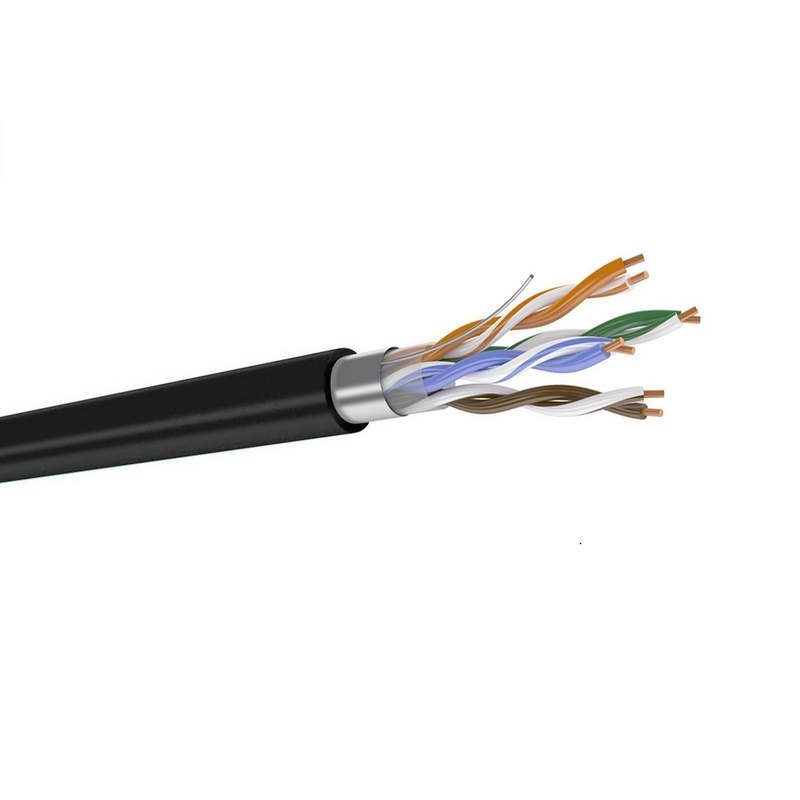 CAT 5E/FTP 4х2х0,52 24AWG (уличный) для внешней прокладки медный экранированный 305м
