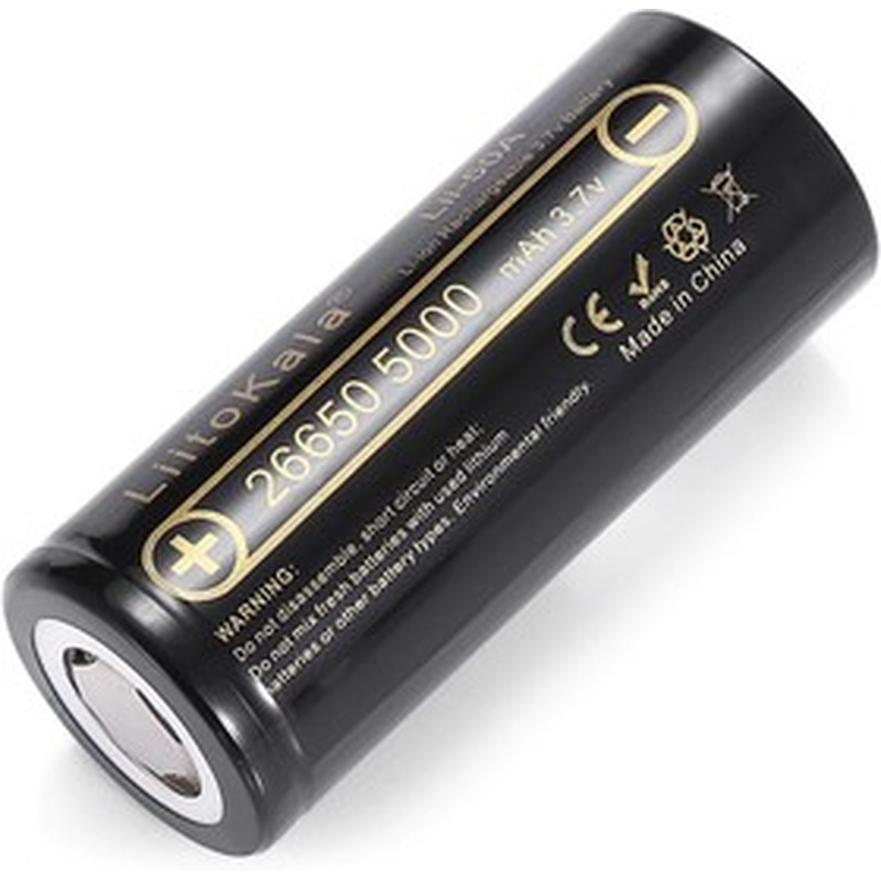 LiitoKala Lii50A 26650 5000мАч Li, 3.7V